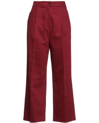 Agnona Trousers - Red