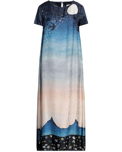 Weekend by Maxmara Vestido midi - Azul