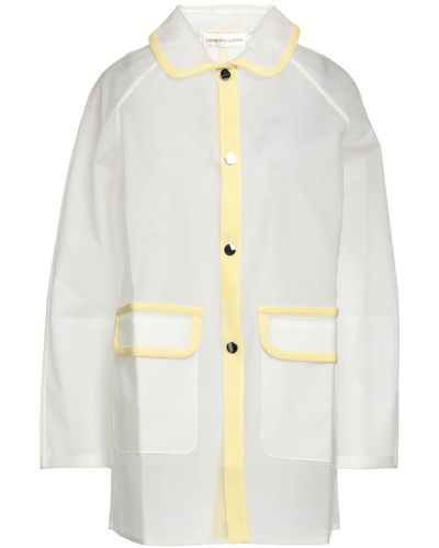 Lamberto Losani Overcoat & Trench Coat - White