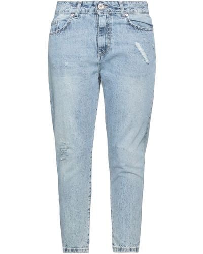 Berna Cropped Jeans - Blu