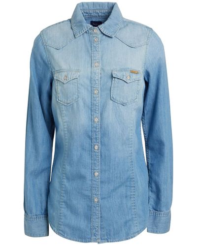 Pepe Jeans Denim Shirt Cotton, Chlorofiber - Blue