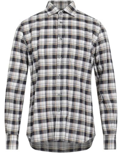 Glanshirt Shirt Linen, Cotton - Gray