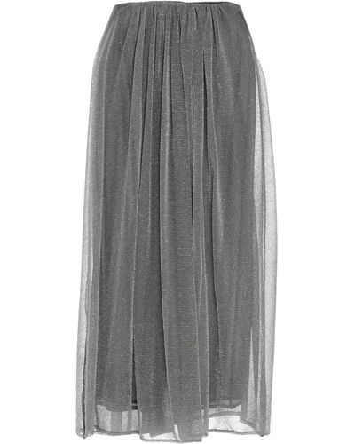 Emporio Armani Maxi Skirt - Gray