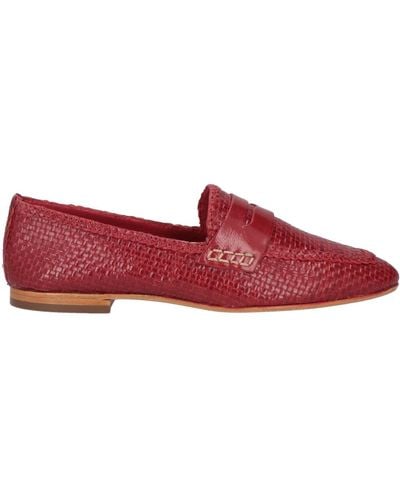 CafeNoir Loafers - Red
