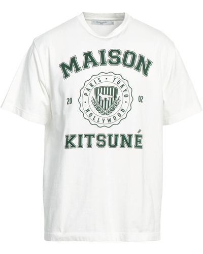 Maison Kitsuné Camiseta - Blanco