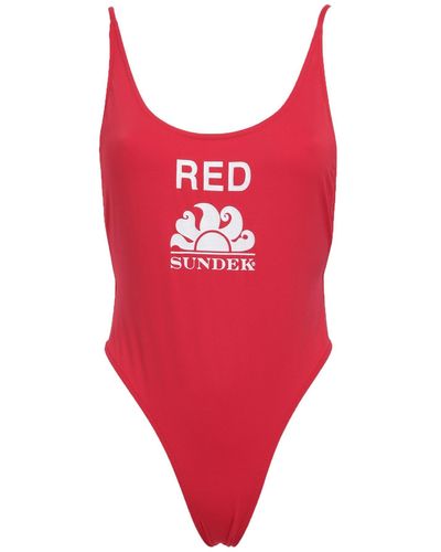 Sundek One-piece Swimsuit - Red