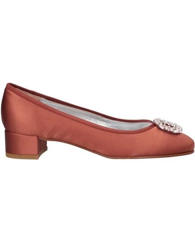 A.Testoni Court Shoes - Red