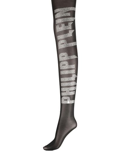 Philipp Plein Chaussettes, bas et collants - Noir