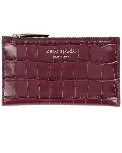 Shop kate spade new york Plain Leather Small Wallet Card Holders (KA574) by  mishuglay