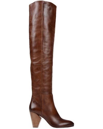 Strategia Knee Boots - Brown