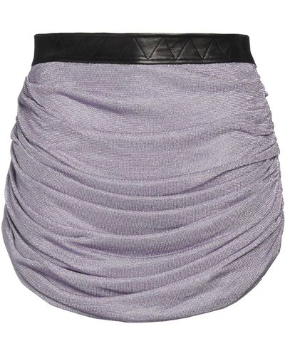 Khaite Mini Skirt - Gray