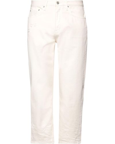 Haikure Cropped Jeans - Bianco