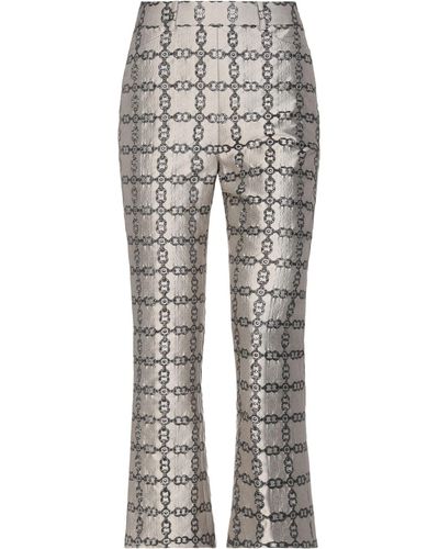 Tory Burch Snake Printed Skinny Pants (Trousers) Navy 25