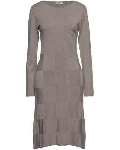 Cashmere Company Mini Dress - Gray