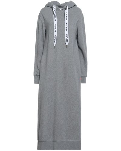 Replay Midi Dress - Grey