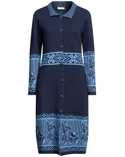 Cashmere Company Overcoat & Trench Coat - Blue