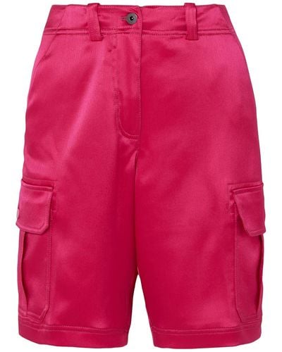 Sies Marjan Shorts & Bermuda Shorts Triacetate, Polyester - Red