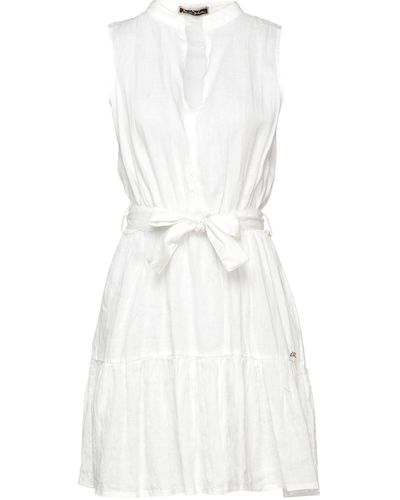 Yes-Zee Short Dress - White