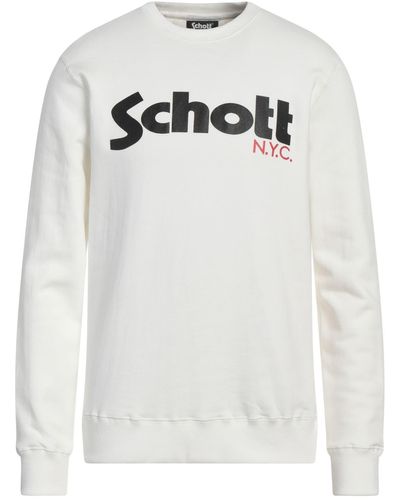 Schott Nyc Sweatshirt - White