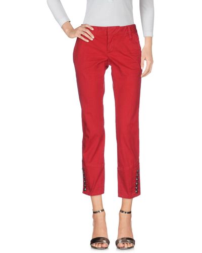 DSquared² Cropped Pants - Red