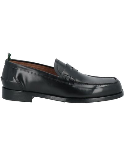 Green George George Loafers Leather - Black
