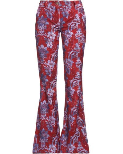 Versace Trousers Cotton - Red