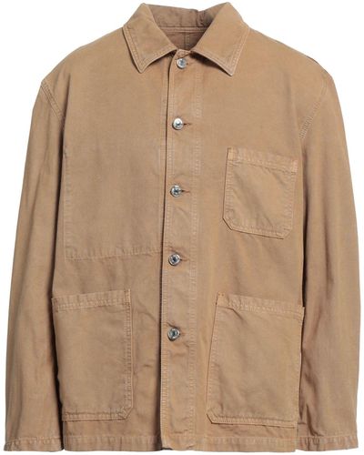 Grifoni Camel Shirt Cotton, Elastane - Brown