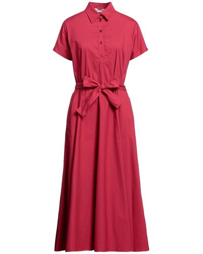 Gran Sasso Midi Dress - Red