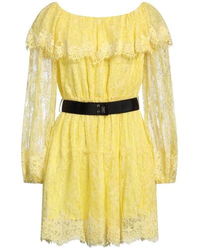 Anna Molinari Mini Dress - Yellow