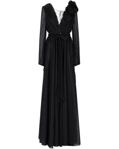 IRIS SERBAN Long Dress - Black