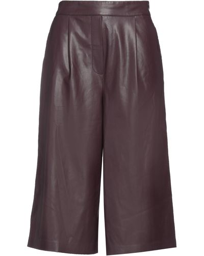 Attic And Barn Cropped Trousers - Purple
