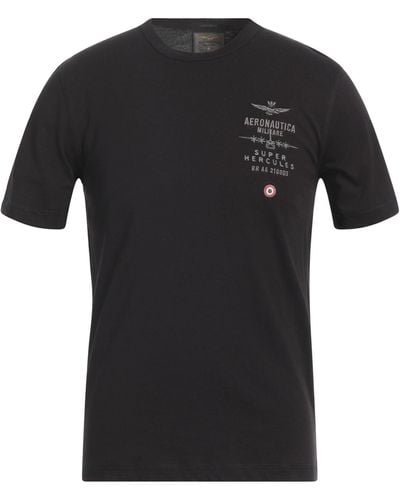 Aeronautica Militare T-shirts - Schwarz