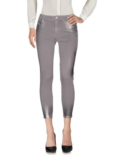 CYCLE Cotton Orange High Waist Skinny Cropped Trouser Pants