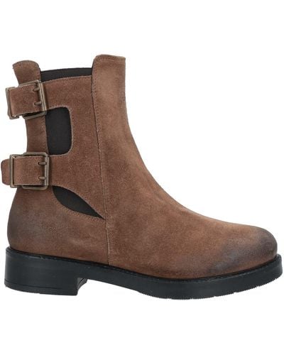 Riccardo Cartillone Ankle Boots Soft Leather - Brown