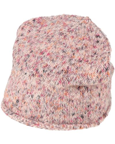 Kangra Hat Cotton, Alpaca Wool, Polyamide, Polyester - Pink