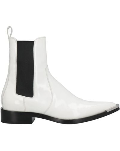 Rabanne Ankle Boots - White