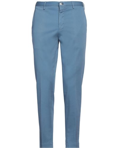 Incotex Pastel Pants Cotton, Lyocell, Elastane - Blue