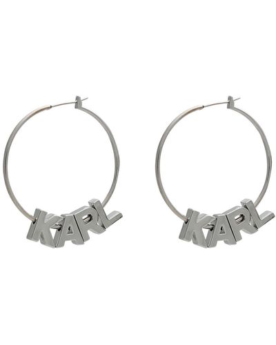 Karl Lagerfeld Earrings - Metallic