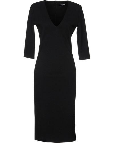 DSquared² 3/4 Length Dress - Black