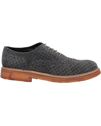 Gold Brothers Brothers Lace-Up Shoes Leather - Gray