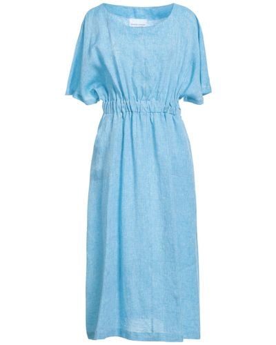 Vicario Cinque Midi Dress - Blue
