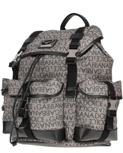 Dolce & Gabbana Backpack Pvc - Gray