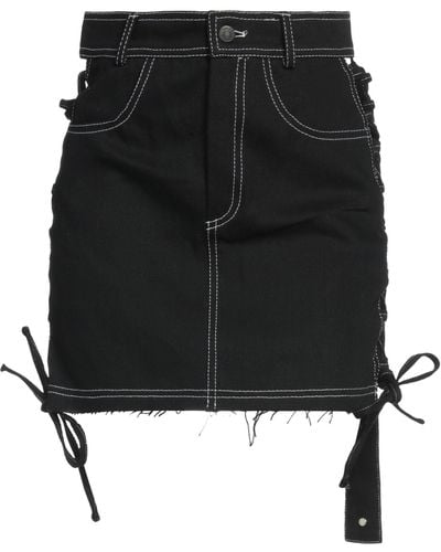Julfer Denim Skirt - Black
