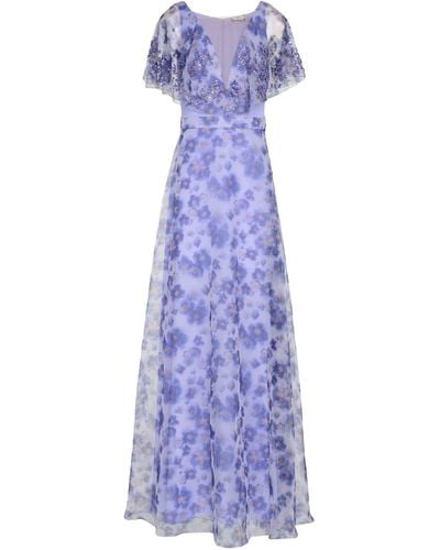 Elisabetta Franchi Maxi Dress - Purple