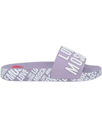 Love Moschino Sandals - Purple