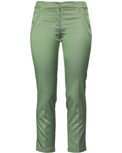 Jacob Coh?n Light Trousers Cotton, Viscose, Elastane - Green