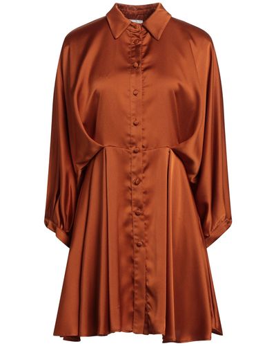 Berna Mini Dress - Brown