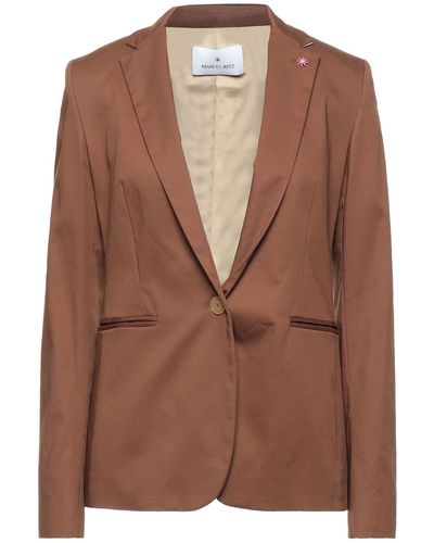 Manuel Ritz Suit Jacket - Brown