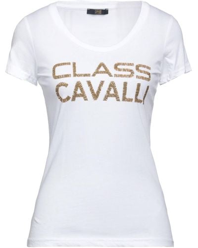 Class Roberto Cavalli Camiseta - Blanco
