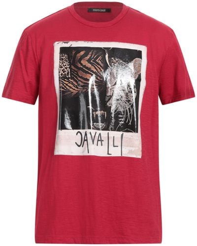 Roberto Cavalli T-shirts - Rot